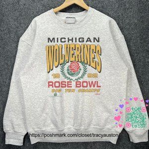 Vintage 1992 Rose Bowl University of Michigan Wolverines Football Sweatshirt